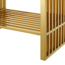 Gridiron 30" Bathroom Vanity, Gold