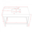 Marlo 48" Engineered Stone Top Vanity, Gold