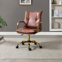 Mason Office Chair, Gold Frame