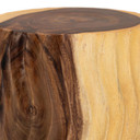 Fusion Hand -carved Suar Wood Side Table
