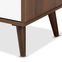Quinton Mid-Century Modern 2-Door Wood TV Stand