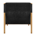 Newstead Vegan Leather Accent Armchair, Casa Black