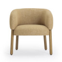Fontella Textured Fabric Accent Chair