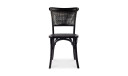 Crestwood Dining Chair in Natural Wood & Rattan - Set of 2