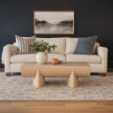 Whiskey Barrel Mango Wood Coffee Table