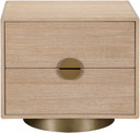 Warsaw Oak Veneer Side Table Nightstand
