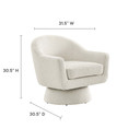 Eternal Boucle Fabric Chair
