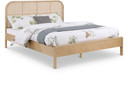 Sorrell Ash Wood And Natural Cane Queen Bed