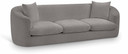 Kimberly Sofa 92.5" Chenille Fabric Upholstered Sofa