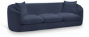 Kimberly Sofa 92.5" Chenille Fabric Upholstered Sofa