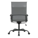 Hinkle Leather High-Back Adjustable Office Conference Chair with Armrests