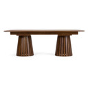 Chastain Mid-Century Modern Walnut Extendable Dining Table