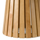 Chastain Mid-Century Modern Natural Oak Extendable Dining Table