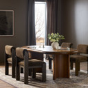 Holland Extension Dining Table, Seasoned Brown