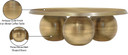 Artura Round Iron Coffee Table