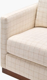 Clifton Swivel Chair, Light Beige