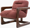 Copeland Accent Chair, Rust