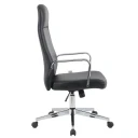 Flax Office Chair Adjustable Height and Tilt, Black
