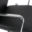 Flax Office Chair Adjustable Height and Tilt, Black