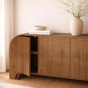 Tessa 72" Solid Wood Sideboard in Walnut