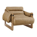 Noland Vegan Leather Sling Lounge Chair