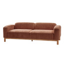 Balor Deep Seat Sofa, Rust