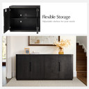 Calvin 72" Sideboard, Charcoal