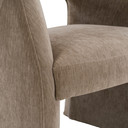 Seeker Tan Fabric Dining Chair