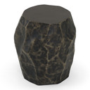 Koffi Black + Bronze Concrete End Table