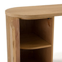 Oneal Fluted Natural Ash Desk