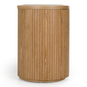Oneal Fluted Natural Ash Desk