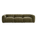 Sarrina Fabric Sofa, Olive Green