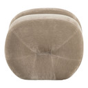 Divot Modern Taupe Fabric Accent Chair + Ottoman