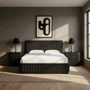 Marlowe Solid Wood + Oak Veneer Bed, Queen