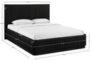 Marlowe Solid Wood + Oak Veneer Bed, Queen