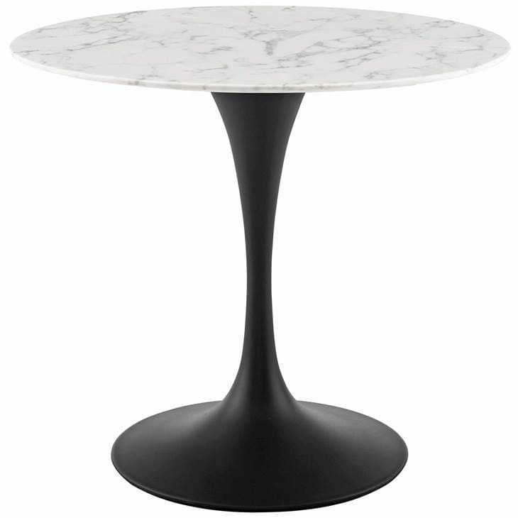 Pedestal Design 36 Round Marble Dining Table