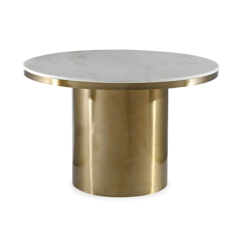 Premium Marble Pedestal Dining Table Round 60