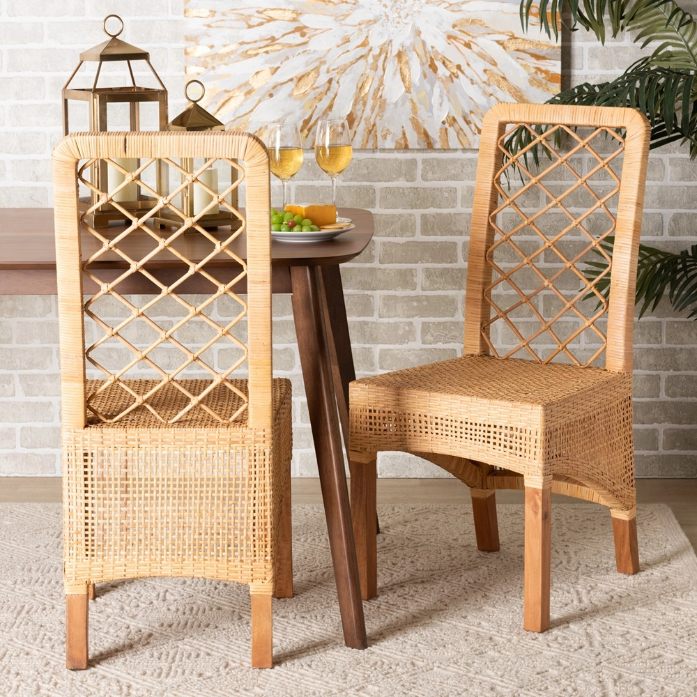 Ziran Dining Chair (Set of 2) Walnut