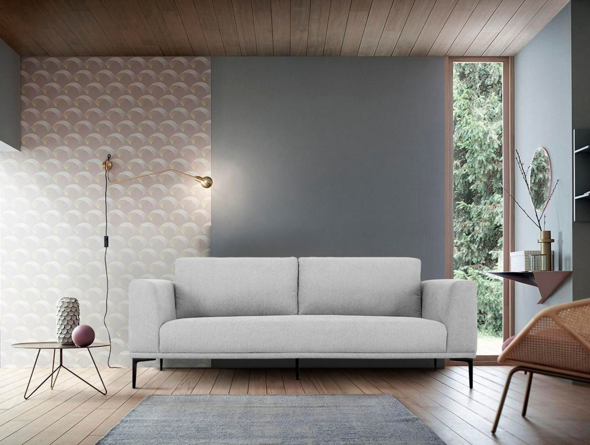 Mathis Modern Grey Fabric Sofa Designdistrict