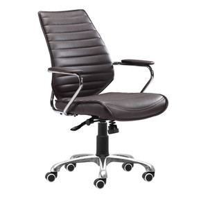 Interview Low Back Office Chair Espresso