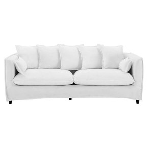 Altitude Slipcover Fabric Sofa, White