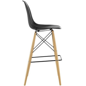 Pyramid Bar Stool, Black