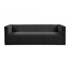 Noah Black Velvet Sofa