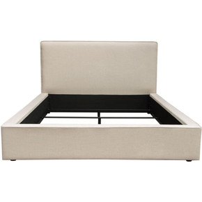 Cloud Sand Low Profile Queen Bed, Sand