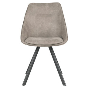 Marc Dining Chair, Stone Fabric, Set of 2