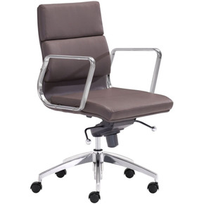 Engineer Espresso Low Back Office Chair