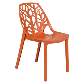 Coronado Dining Side Chair, Solid Orange