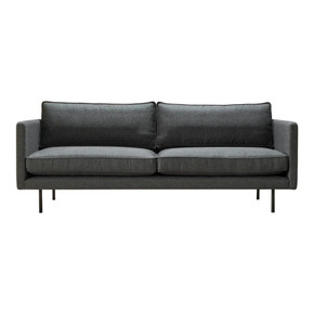 Raphael Sofa, Charcoal Grey Fabric