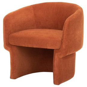 Clementine Lounge Chair, Terra Cotta