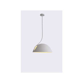 Curve Pendant, White Curve Pendant, White